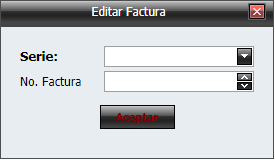 Facturacion Editar Factura