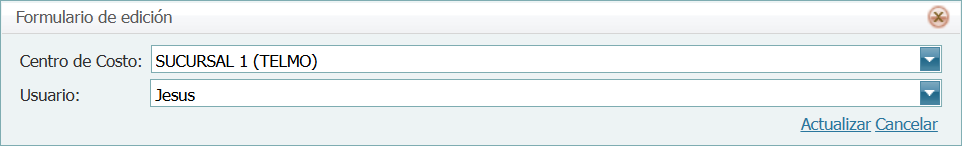 Seguridad Por Usuario Centros Lleno