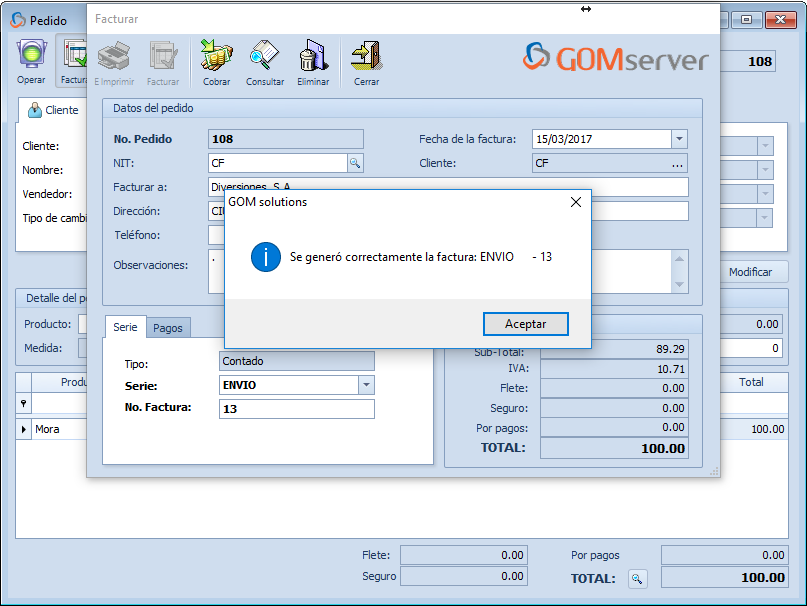 GOM server Config VistaPrevia 1.0