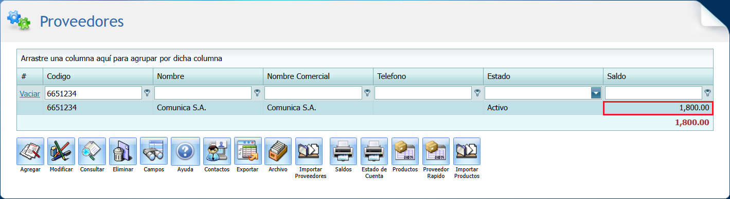 Cuentas por Pagar Contrasena de Pago Proveedor Despues 2