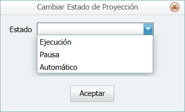 Cuentas por Cobrar Contratros Estado Proyeccion Ventana