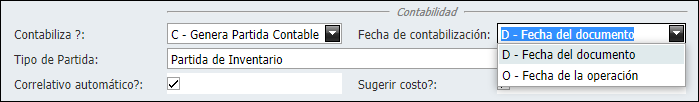 Contabilidad Enlaces Tipos de Ingreso Ventana Fecha