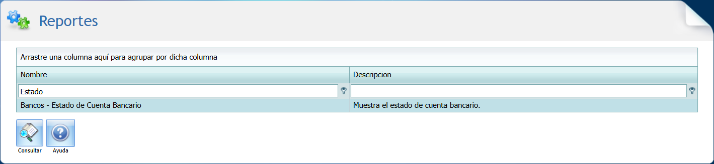 Reporte Estandar Bancos Reporte