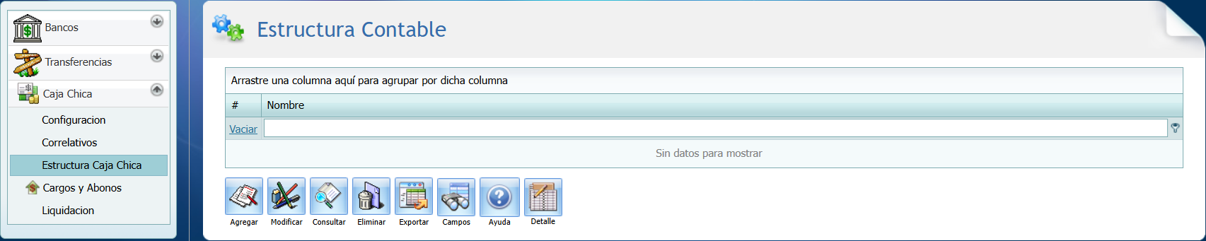 Caja Chica Estructura