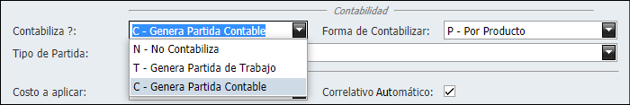 Contabilidad Enlaces Tipos de Devolucion Ventana Contabiliza
